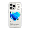 Чохол для iPhone 15 Pro Max з принтом 1 heart blue