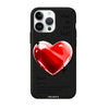 Чохол для iPhone 14 Pro з принтом 1 heart red