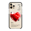 Чохол для iPhone 12 Pro Max з принтом 1 heart red