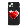 Чохол для iPhone 15 Plus з принтом 1 heart red