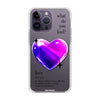 Чохол для iPhone 14 Pro Max з принтом 1 heart violet