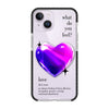 Чохол для iPhone 14 з принтом 1 heart violet