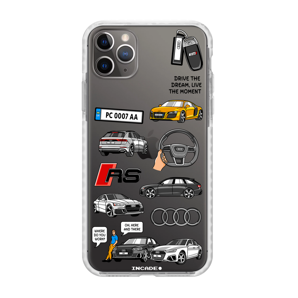 Чохол для iPhone 11 Pro AUDI Transparent white space gray — INCADE