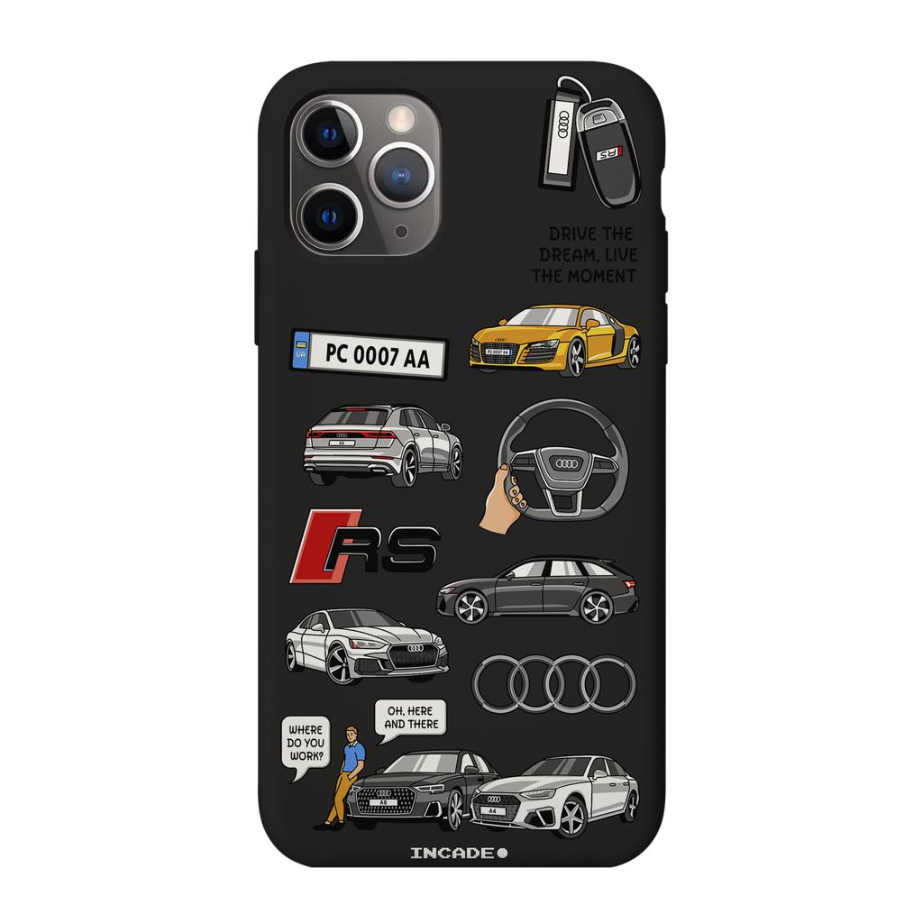 Чохол для iPhone 11 Pro AUDI Black space gray — INCADE