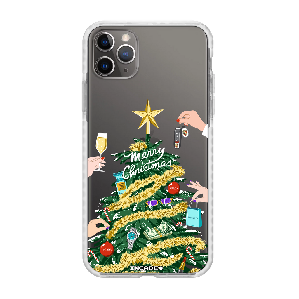 Чохол для iPhone 11 Pro з принтом CHRISTMAS — деталь принту