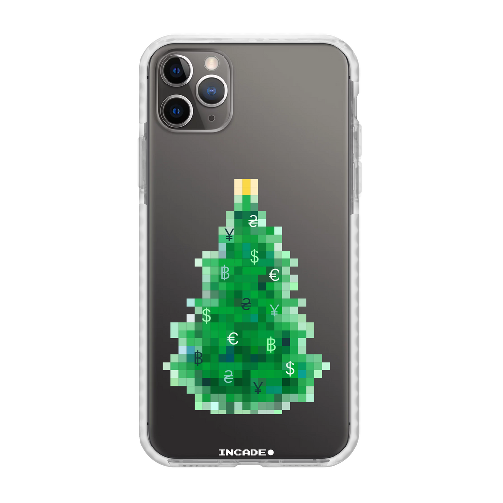 Чохол для iPhone 11 Pro з принтом PIXEL TREE — вид збоку