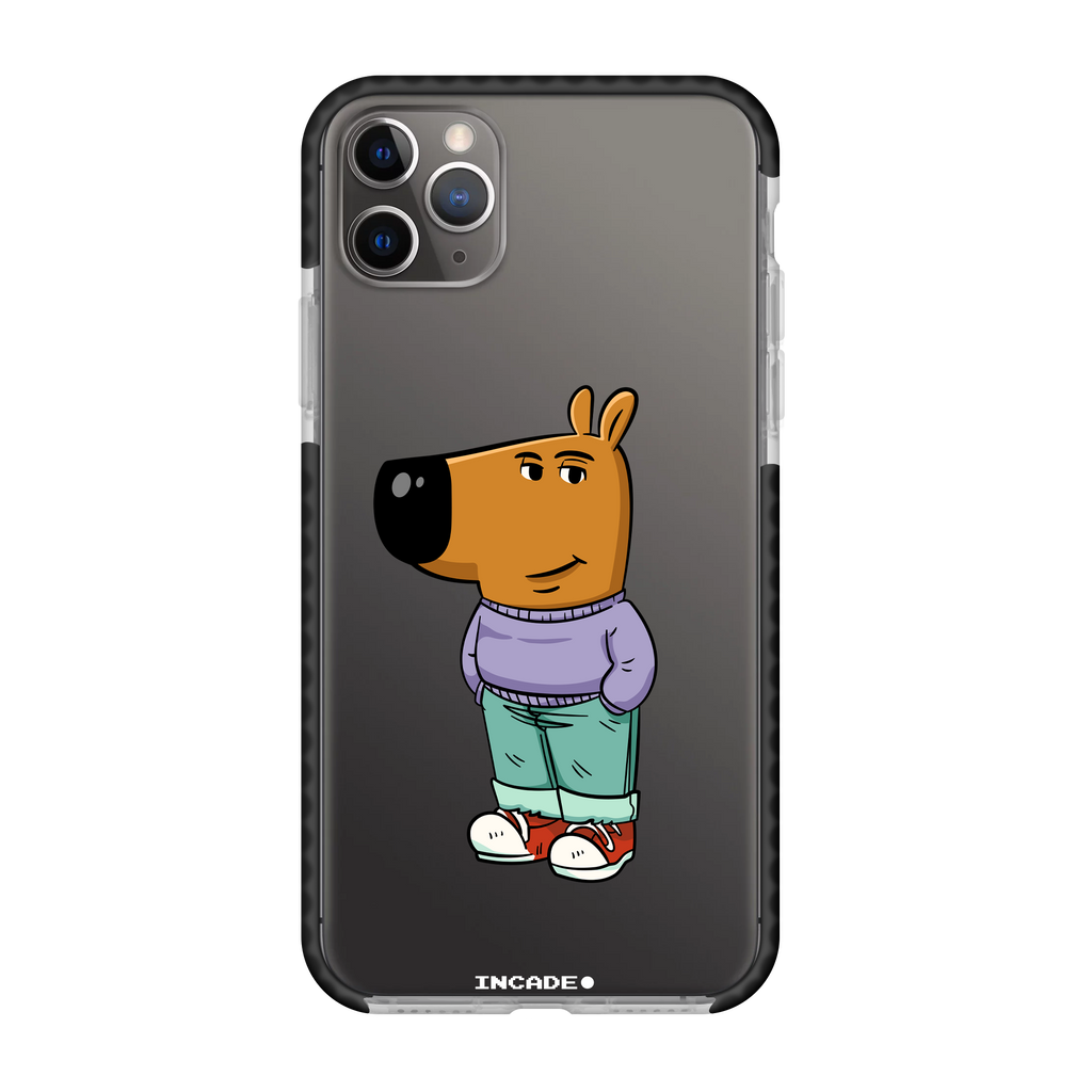 Чохол для iPhone 11 Pro chill guy Transparent black space gray — INCADE