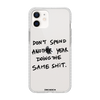 Чохол для iPhone 12 mini з принтом DONT SPEND