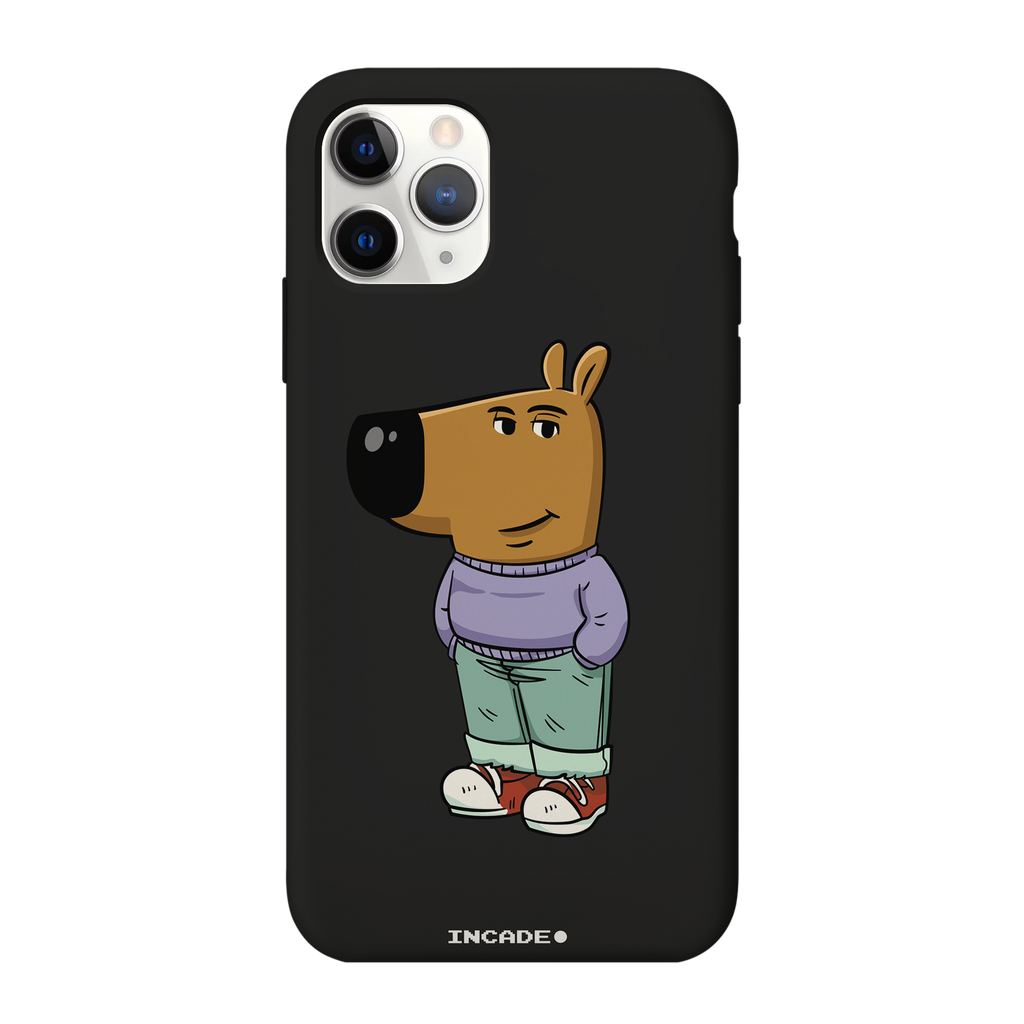 Чохол для iPhone 11 Pro chill guy Black silver — INCADE