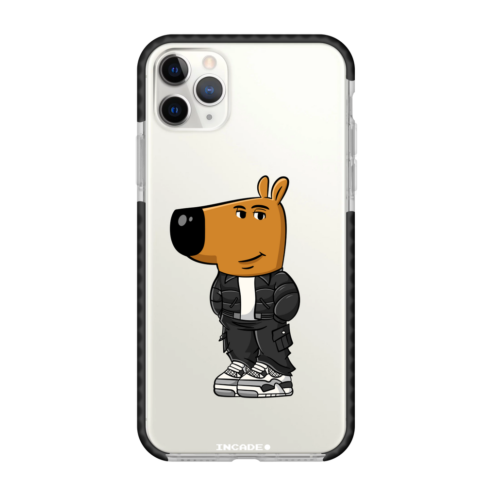 Чохол для iPhone 11 Pro chill guy 2 Transparent black silver — INCADE