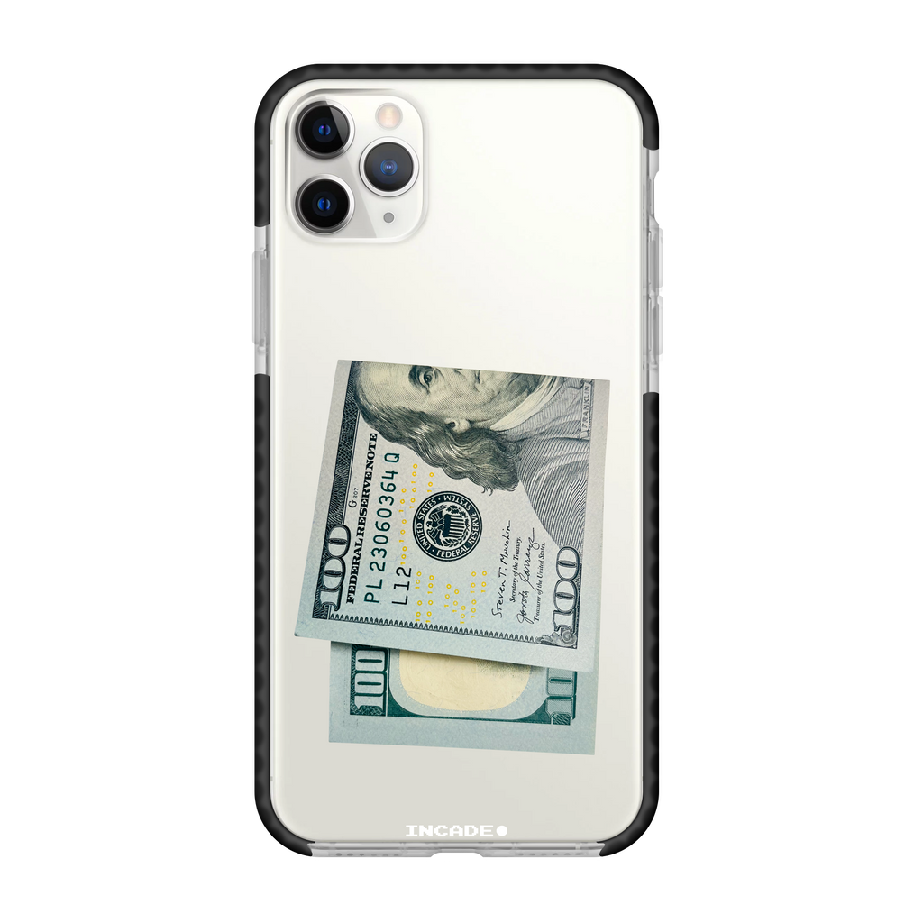 Чохол для iPhone 11 Pro 100 Transparent black silver — INCADE