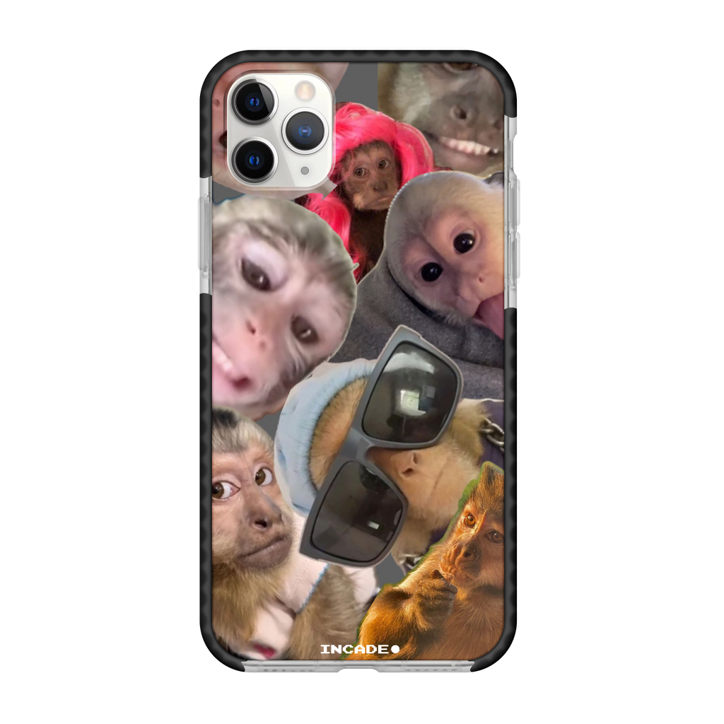 Чохол для iPhone 11 Pro BIBIZYANA Transparent black silver — INCADE