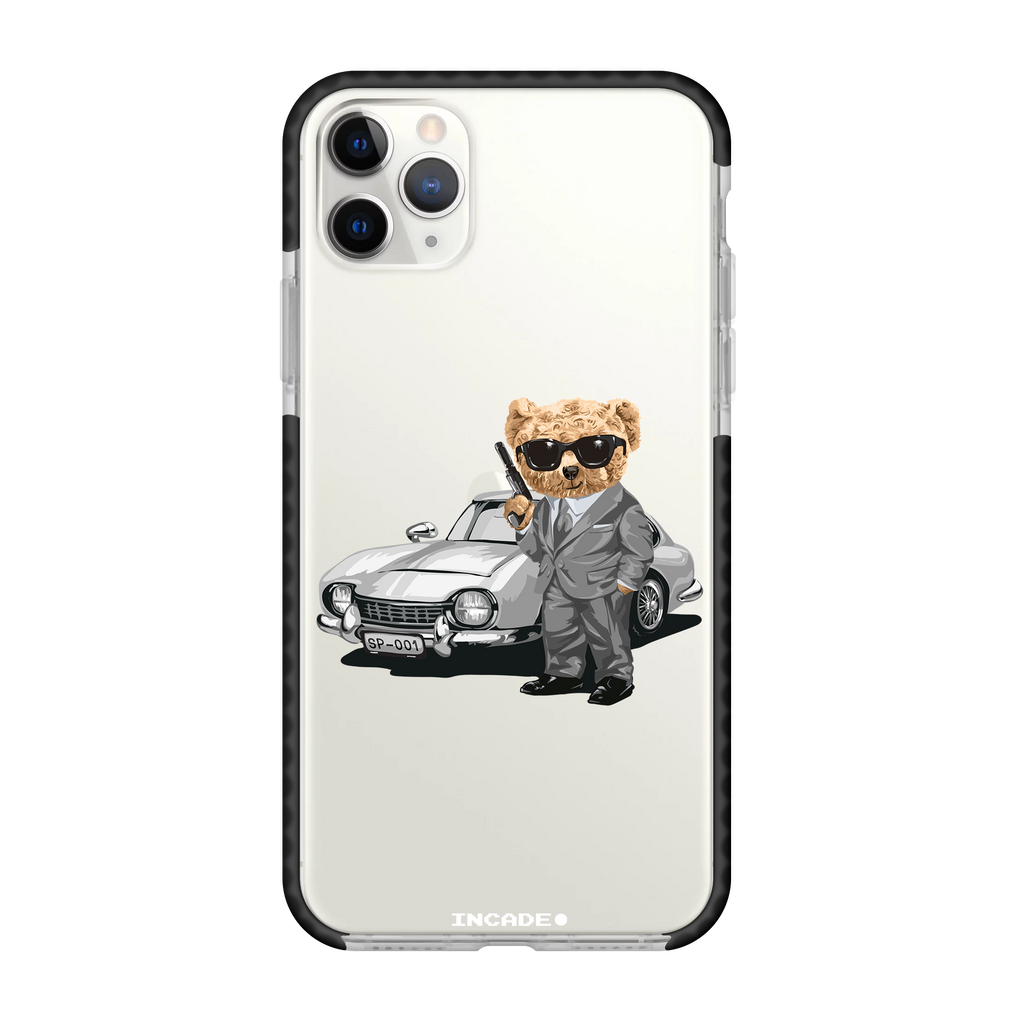 Чохол для iPhone 11 Pro Bond Transparent black silver — INCADE