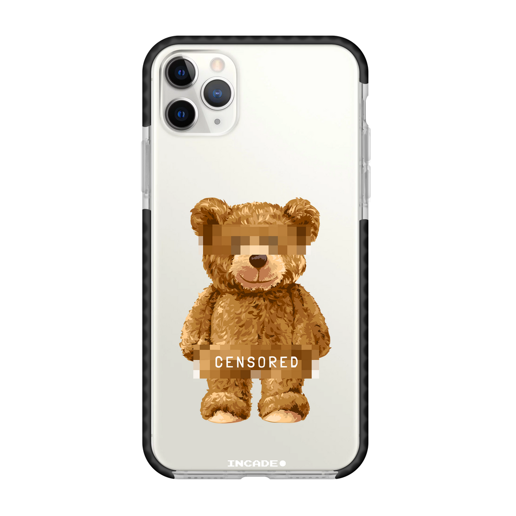 Чохол для iPhone 11 Pro Censored Transparent black silver — INCADE