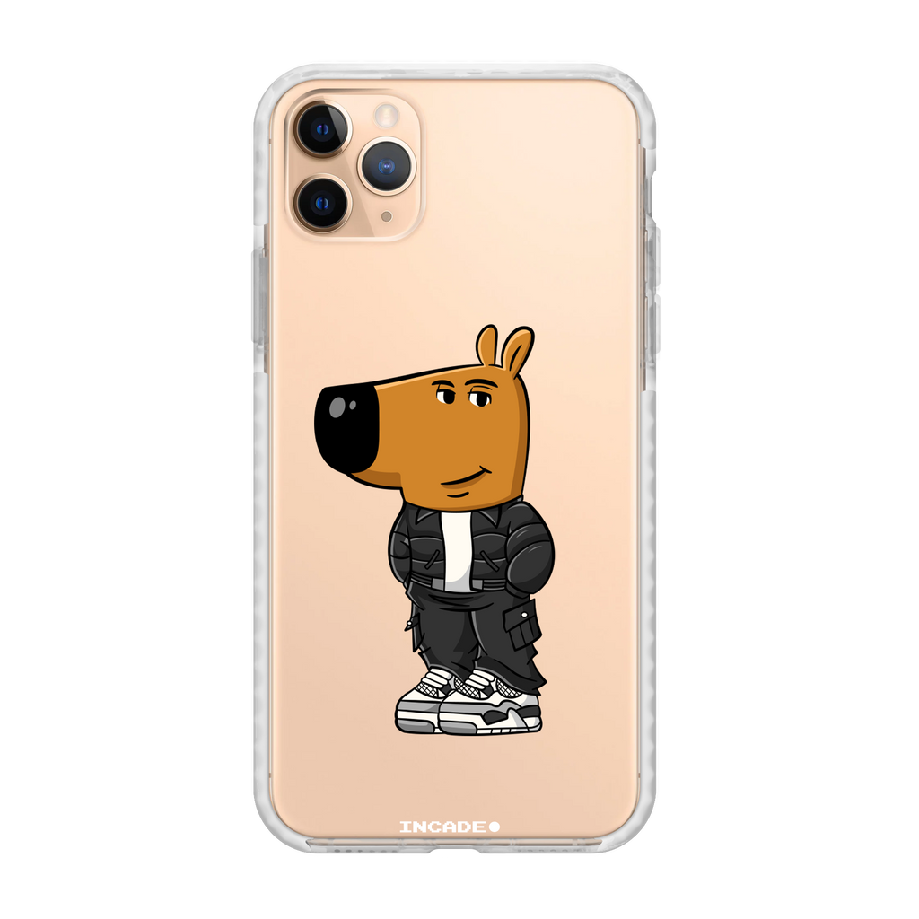 Чохол для iPhone 11 Pro chill guy 2 Transparent white gold — INCADE