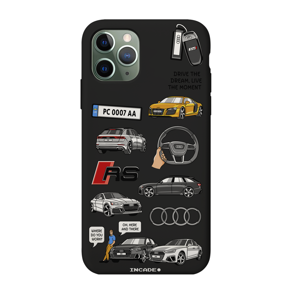Чохол для iPhone 11 Pro AUDI Black midnight green — INCADE