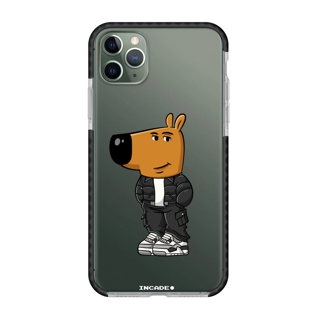 Чохол для iPhone 11 Pro chill guy 2 Transparent black midnight green — INCADE