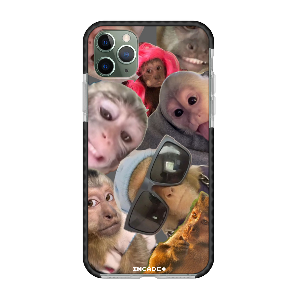 Чохол для iPhone 11 Pro BIBIZYANA Transparent black midnight green — INCADE
