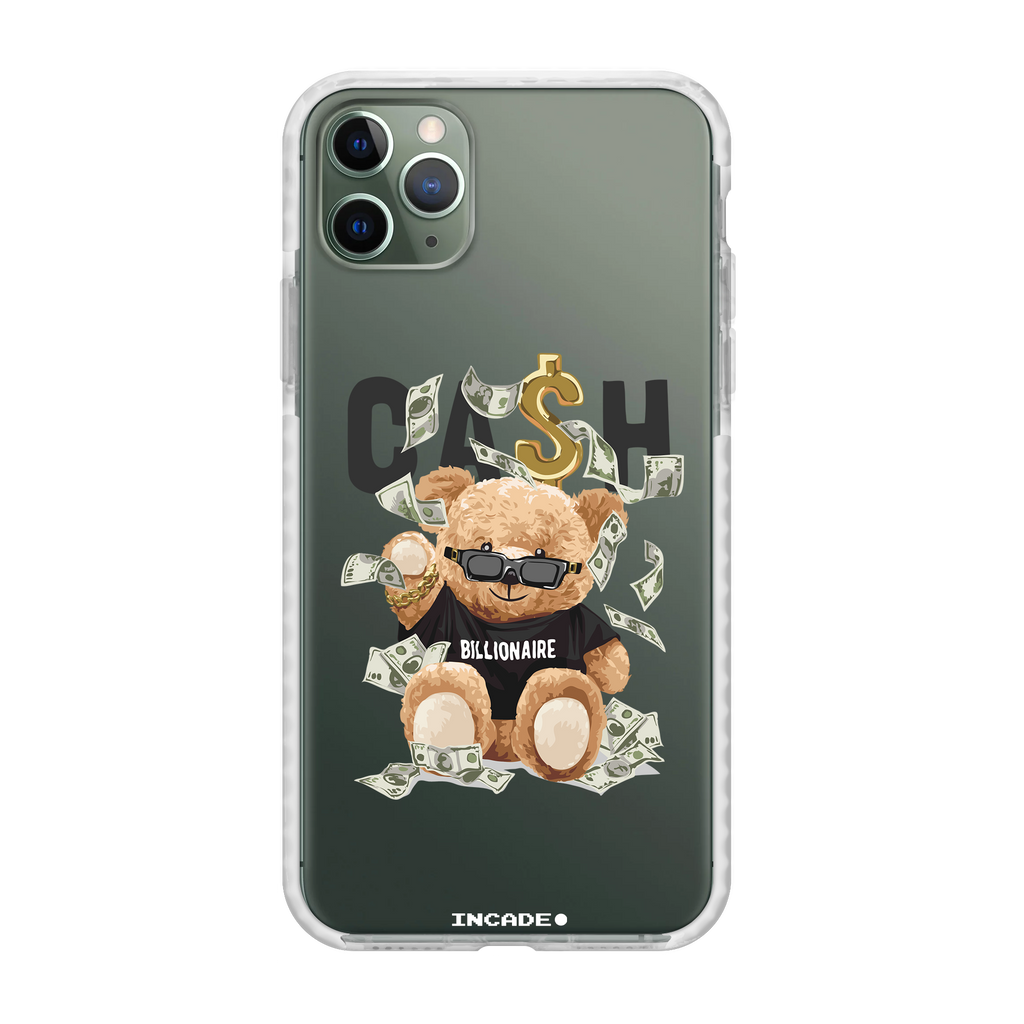 Чохол для iPhone 11 Pro CASH Transparent white midnight green — INCADE