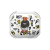Чохол для AirPods 4 з принтом king teddy