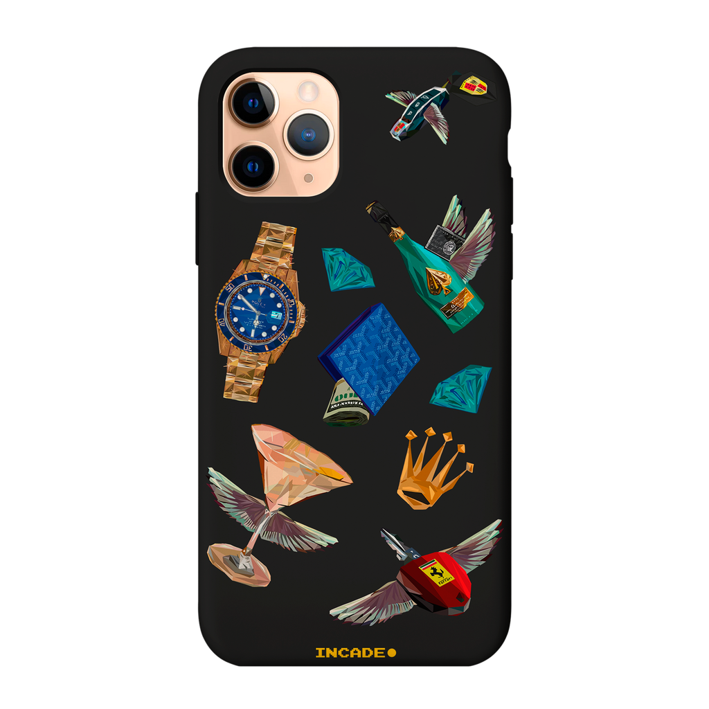 Чохол для iPhone 11 Pro Ferrari porsche rolex Black gold — INCADE