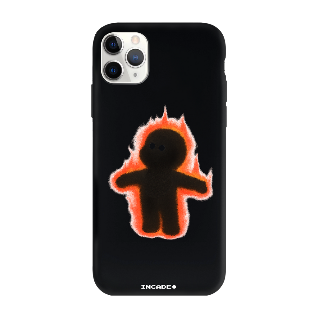 Чохол для iPhone 11 Pro BOY FIRE silver — INCADE Black