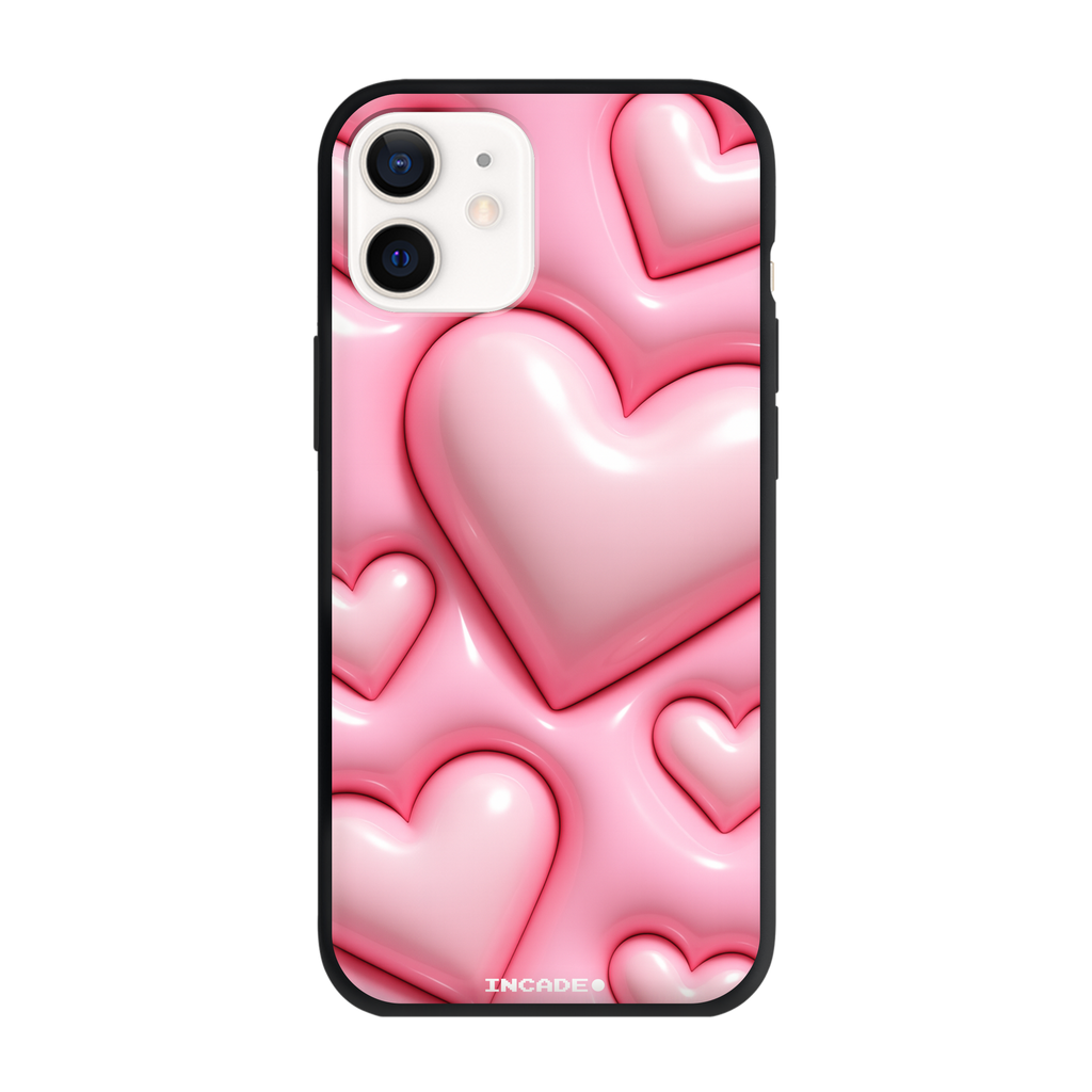 Чохол для iPhone 12 з принтом BUBBLE HEARTS
