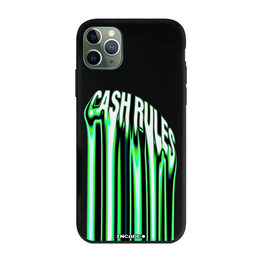 Чохол для iPhone 11 Pro CASH RULES midnight green — INCADE Black