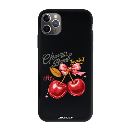 Чохол для iPhone 11 Pro CHERRY BOMB space gray — INCADE Black