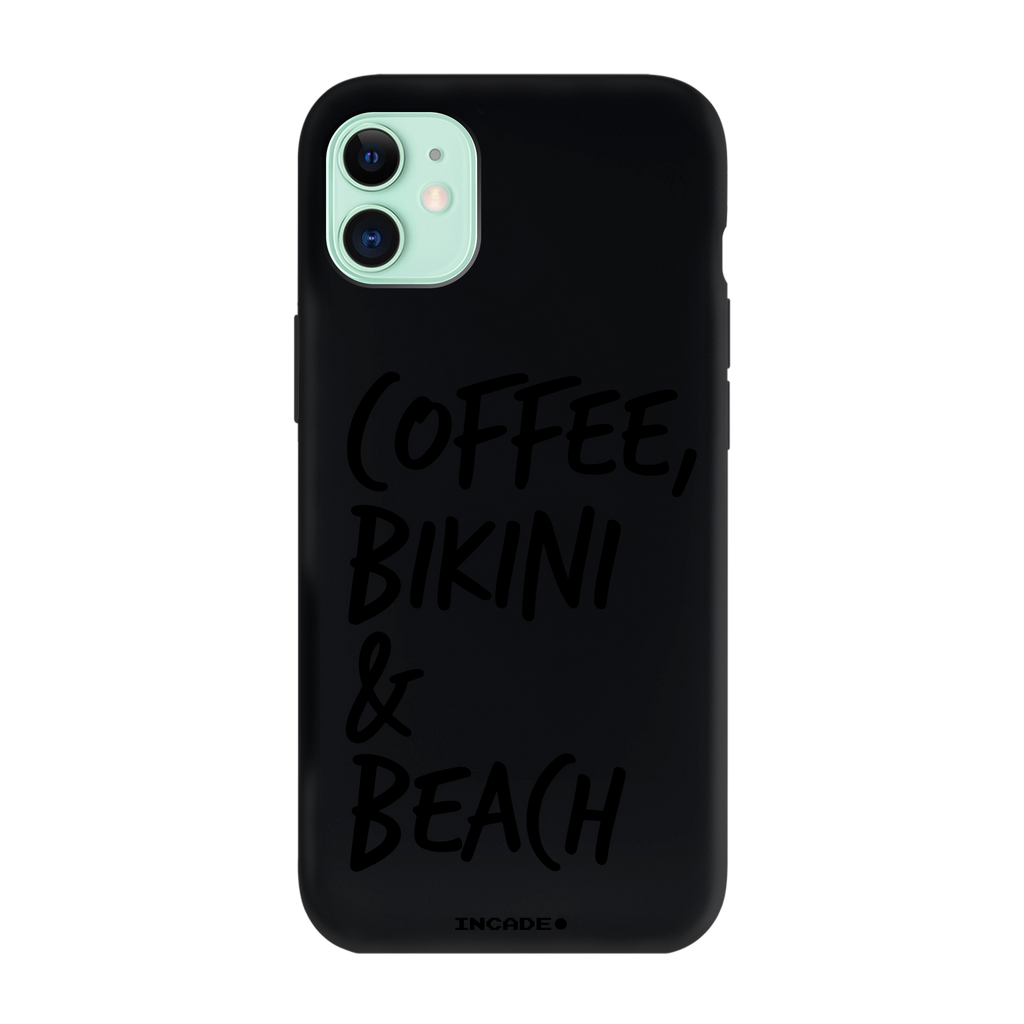 Чохол для iPhone 11 з принтом COFFEE — деталь принту