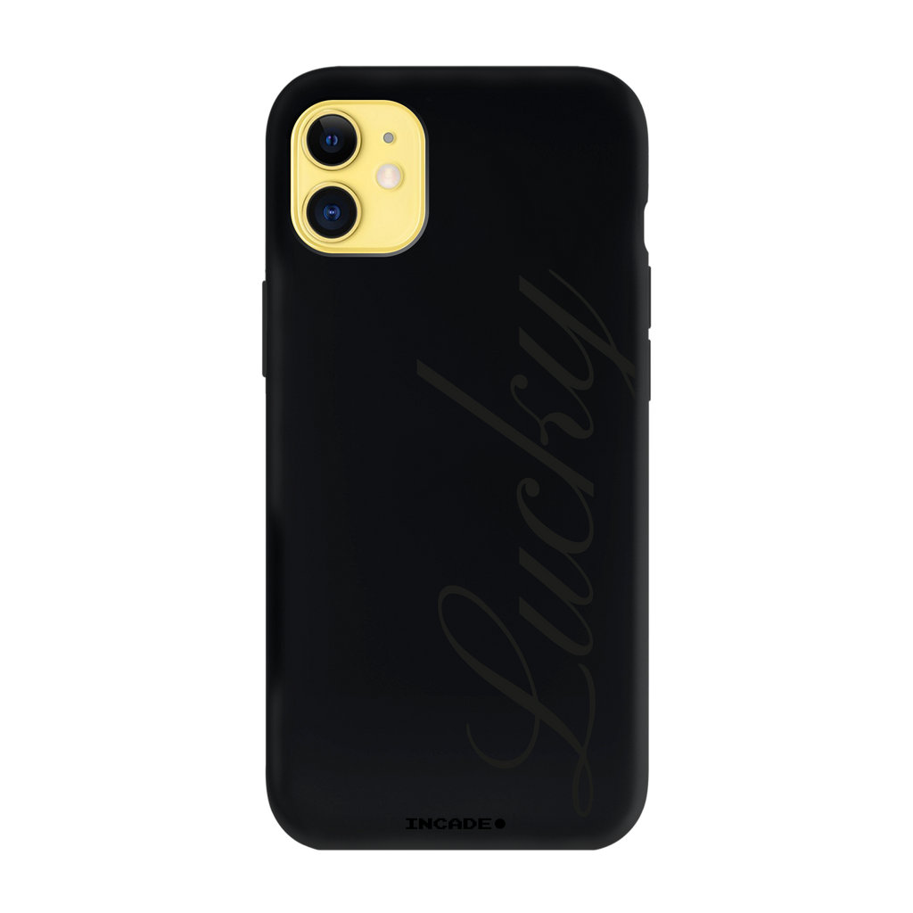 Чохол для iPhone 11 LCKY yellow — INCADE Black