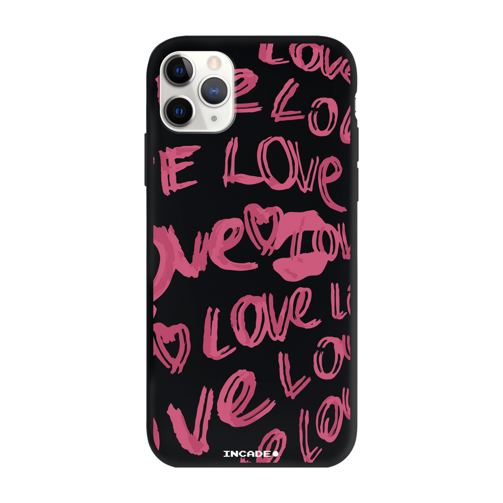 Чохол для iPhone 11 Pro з принтом LOVE LOVE — деталь принту