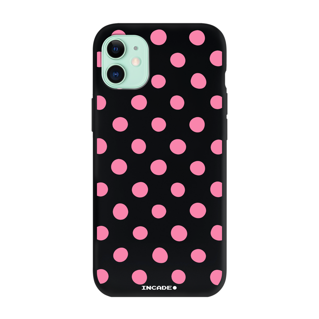 Чохол для iPhone 11 POLKADOT ROSE green — INCADE Black