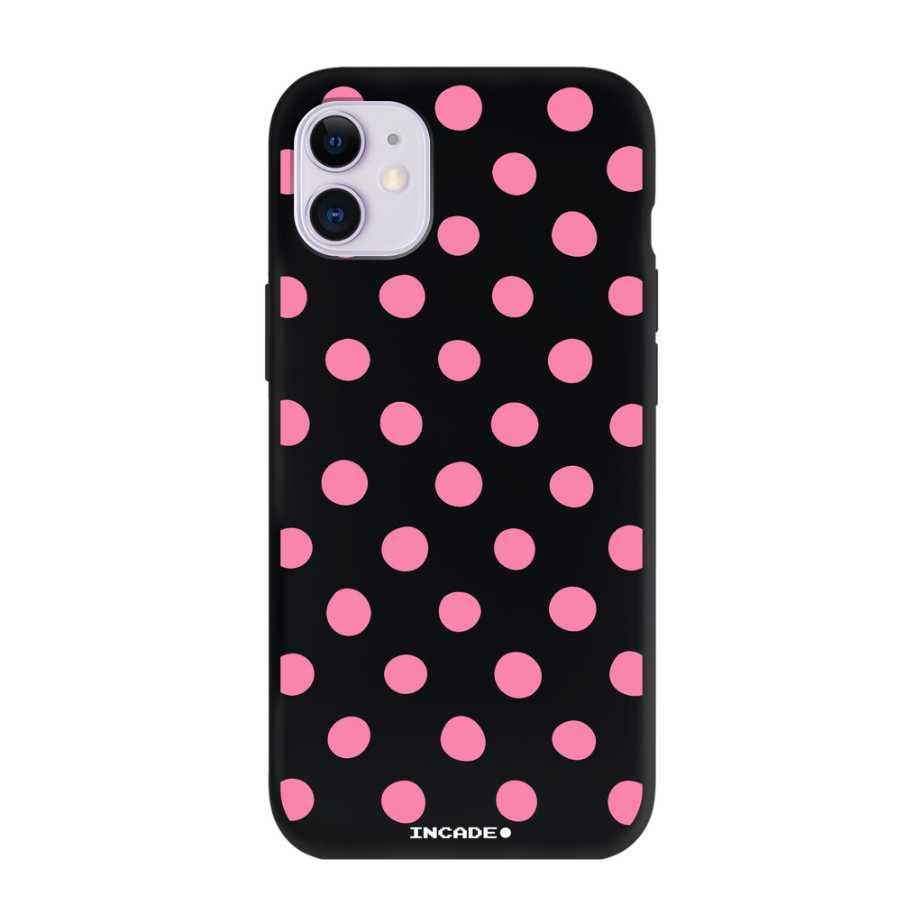 Чохол для iPhone 11 POLKADOT ROSE purple — INCADE Black