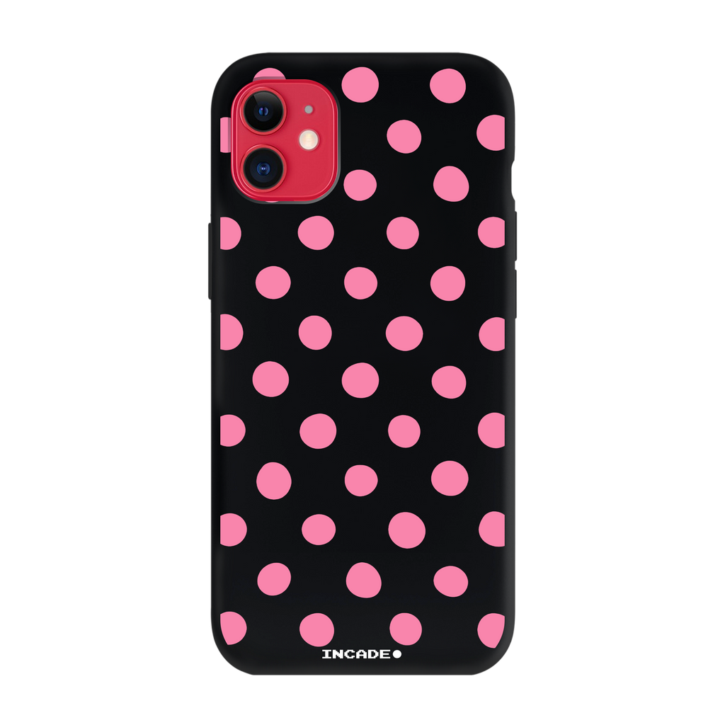Чохол для iPhone 11 POLKADOT ROSE red — INCADE Black