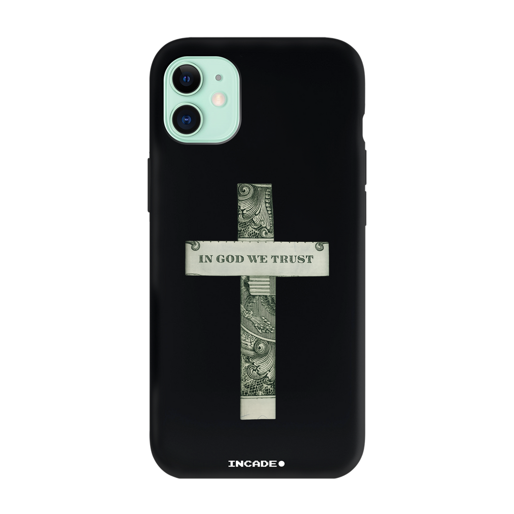 Чохол для iPhone 11 з принтом WE TRUST — деталь принту