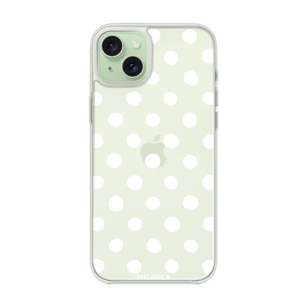 iPhone 15 POLKADOT WHITE