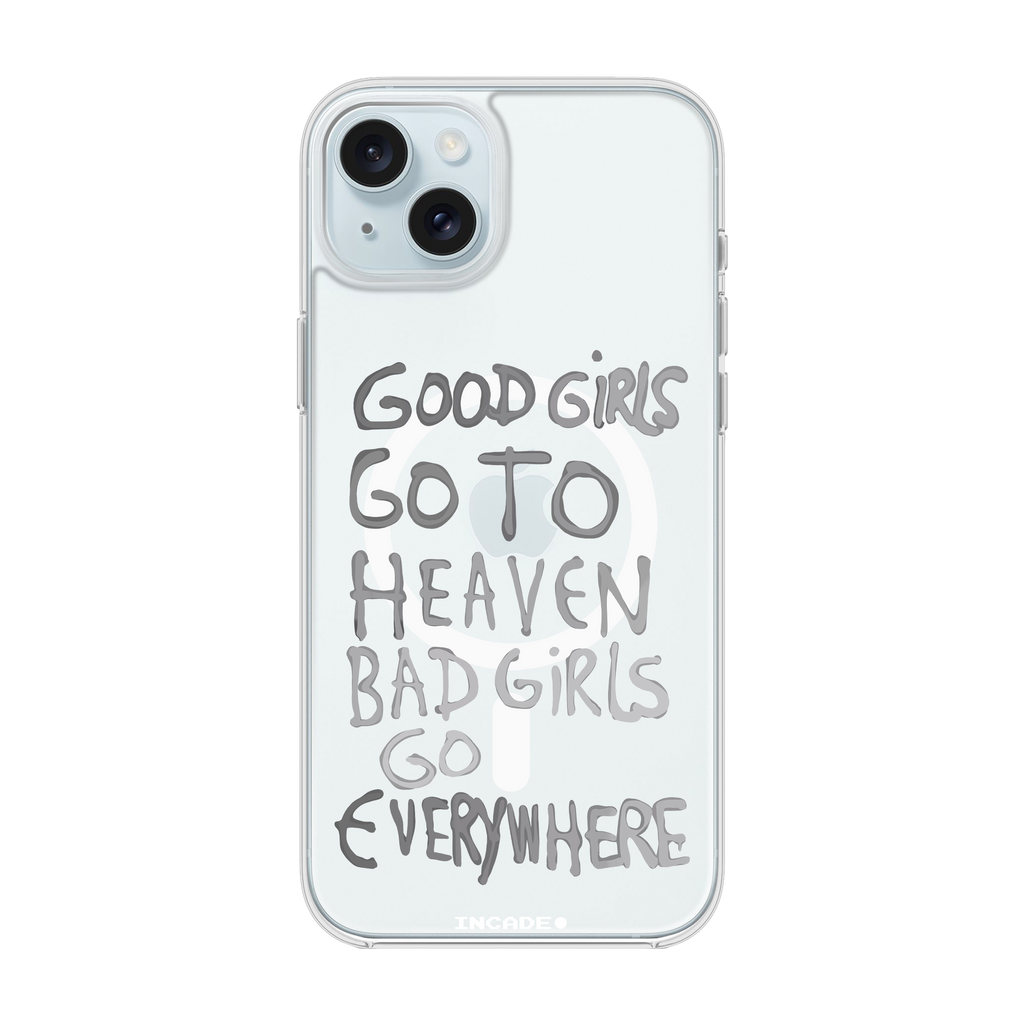 iPhone 15 Plus bad girl silver