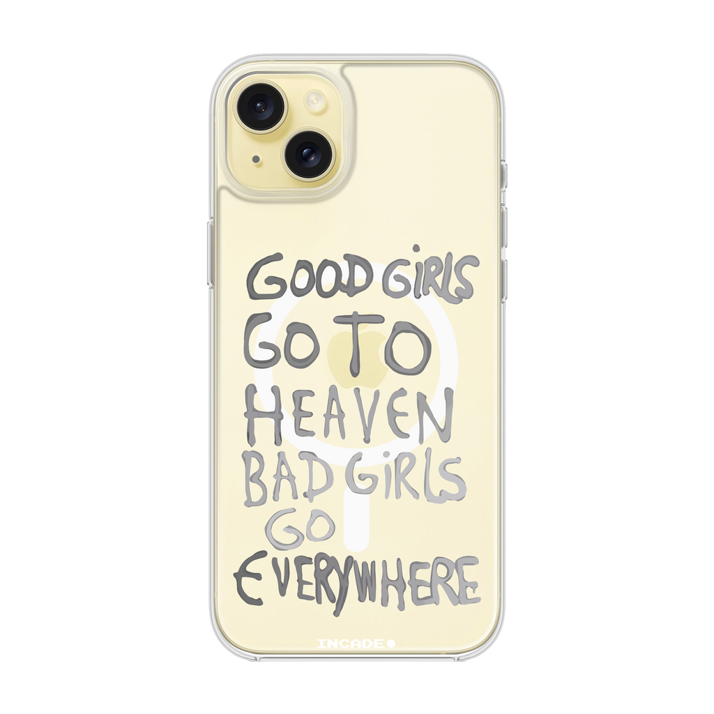 iPhone 15 Plus bad girl silver