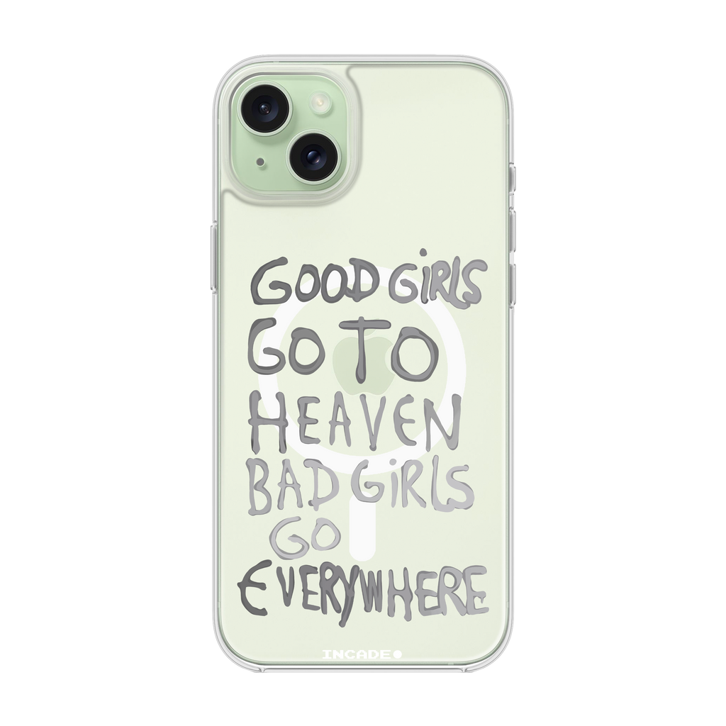 iPhone 15 Plus bad girl silver