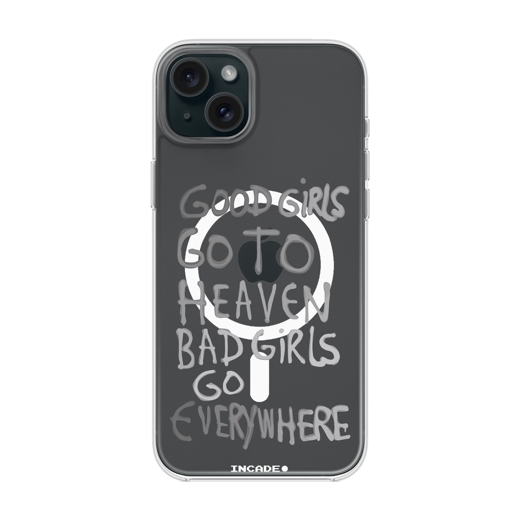 iPhone 15 Plus bad girl silver