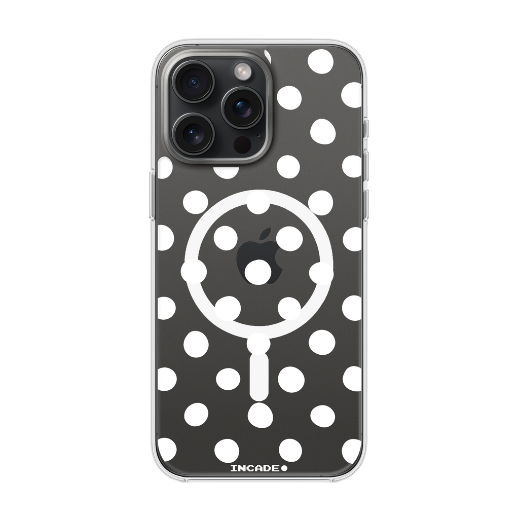 iPhone 15 Pro Max POLKADOT WHITE