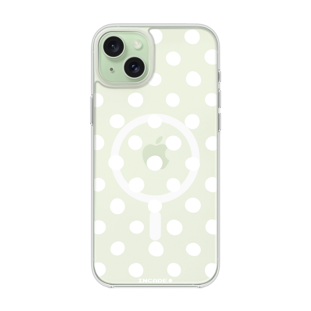 iPhone 15 Plus POLKADOT WHITE
