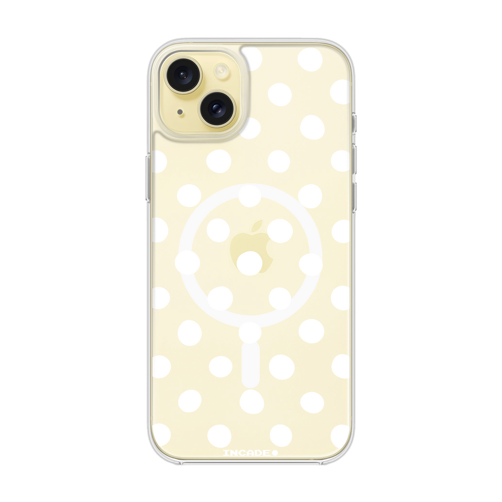 iPhone 15 Plus POLKADOT WHITE