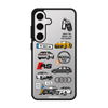 Чохол для Galaxy S24 з принтом + AUDI