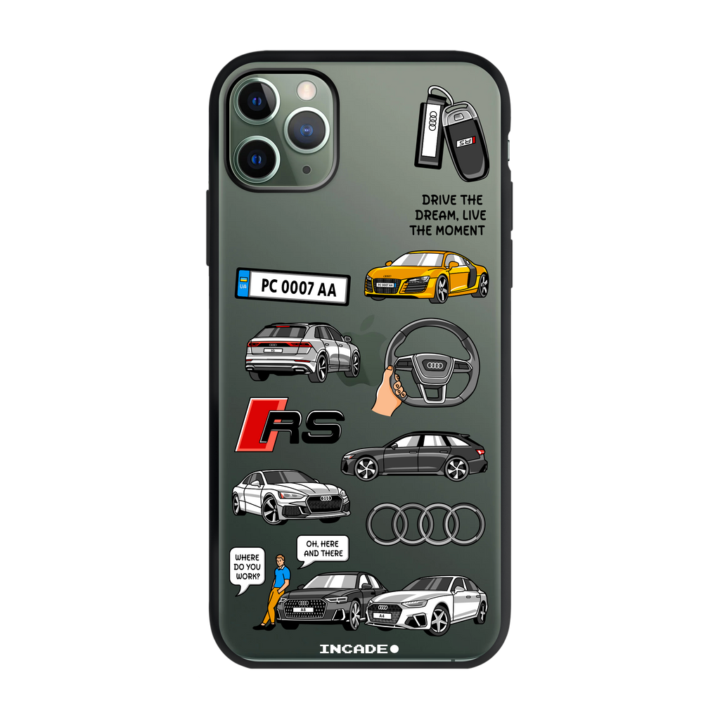 Чохол для iPhone 11 Pro AUDI midnight green — INCADE Elite