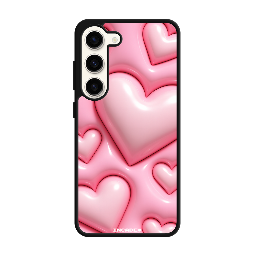 Чохол для Galaxy S23 з принтом + BUBBLE HEARTS