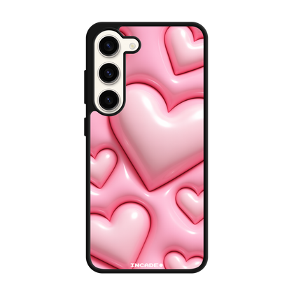 Чохол для Galaxy S23 з принтом + BUBBLE HEARTS