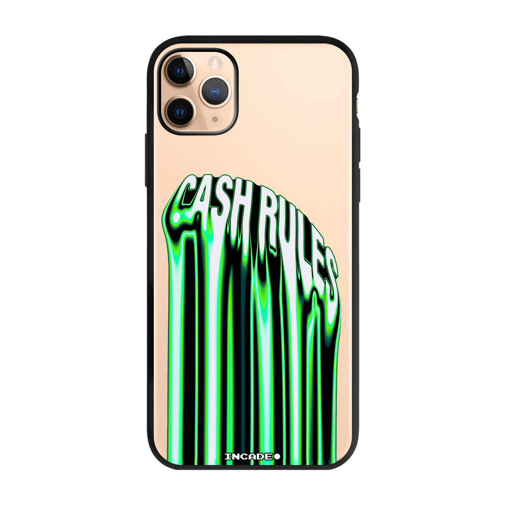 Чохол для iPhone 11 Pro з принтом CASH RULES — вид збоку