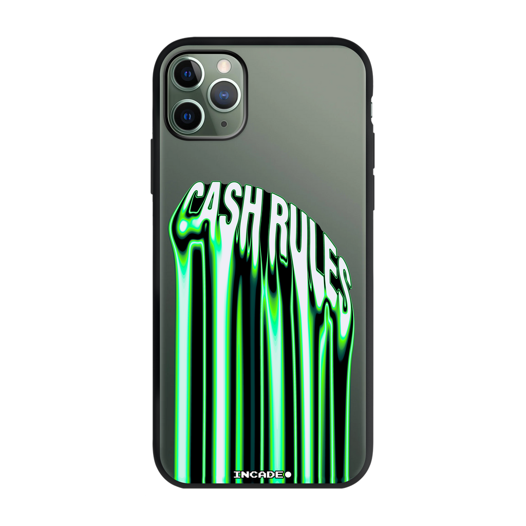 Чохол для iPhone 11 Pro з принтом CASH RULES — деталь принту